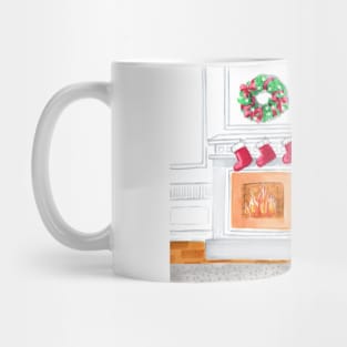 Christmas Fireplace Mug